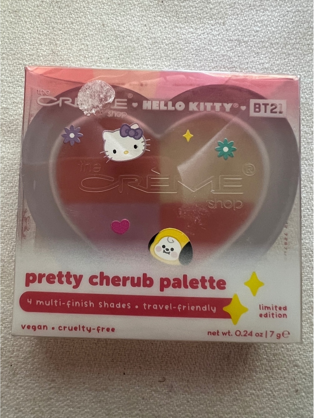 The Crème Shop x Hello Kitty x BT21 Pretty Cherub Palette